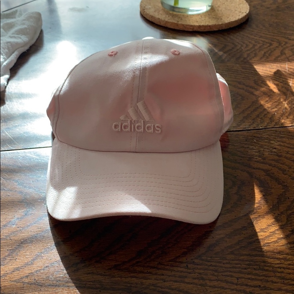 Pink adidas hat
